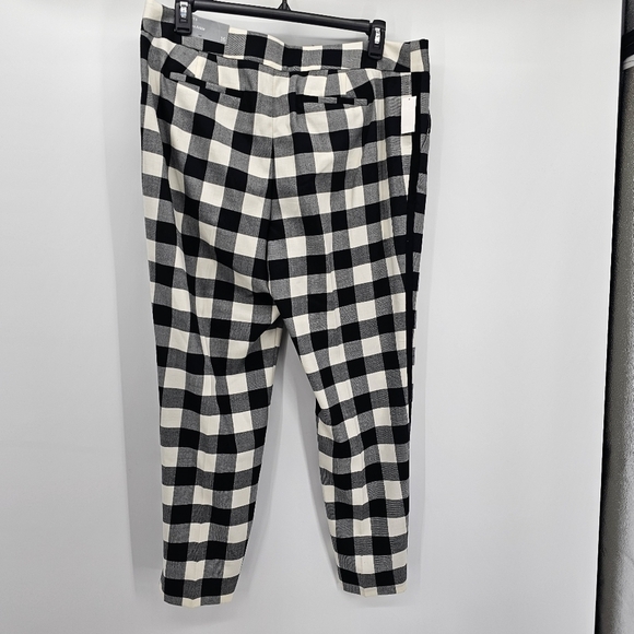 Talbots Plus Size Exclusive Hampshire Ankle Pants - Buffalo Check women's 16 new - Picture 3 of 9